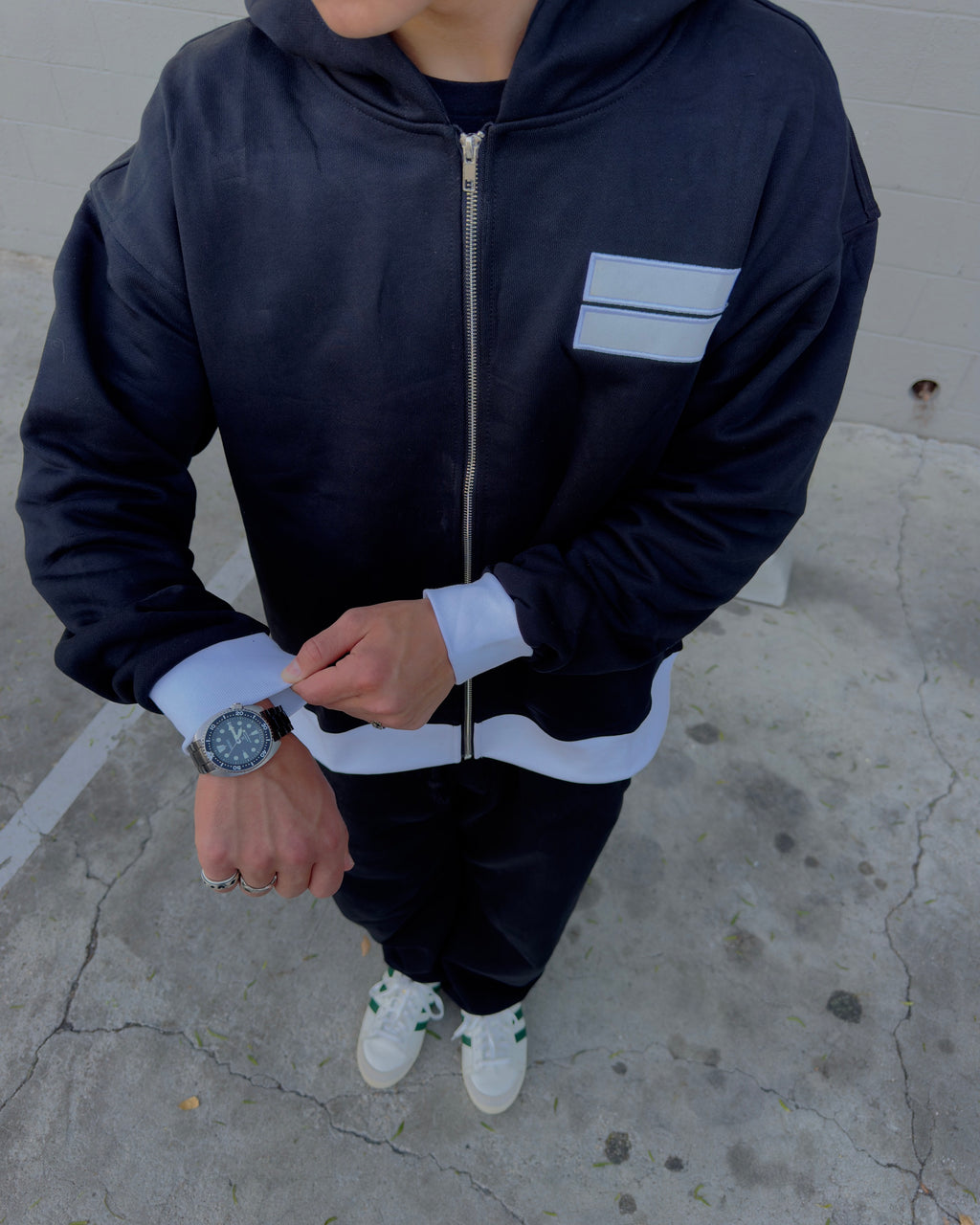 "Corp" Zip Up Hoodie